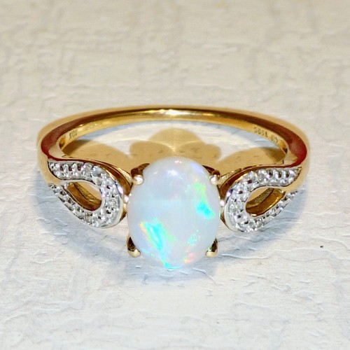 Vintage 10k yellow white - vintage,