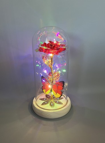 Galaxy colorful rose crystal - galaxy,