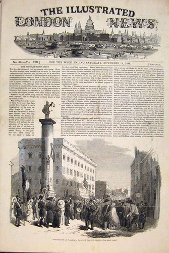 Original old antique - original, print