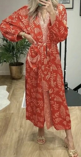 Zara hanoi orange gold - gold, satin