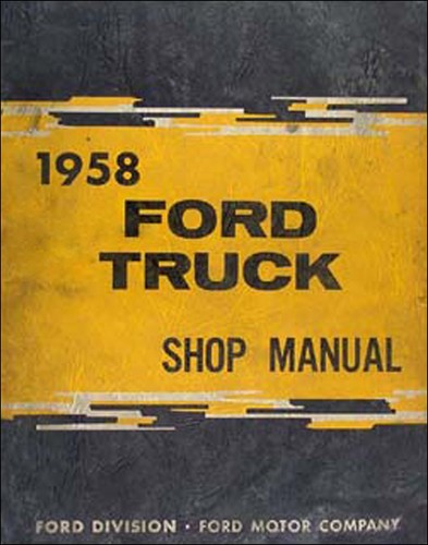 1958 ford truck original shop - 1958,