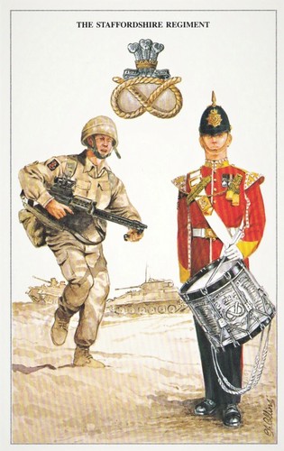 The staffordshire regiment - staffordshire,