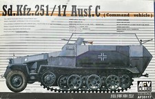 AFV Club AF35117 1:35 German Sd.Kfz.251/7 Ausf.C  Command Vehicle