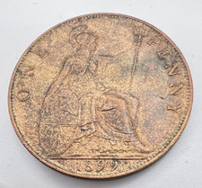 1899 Queen Victoria One Penny