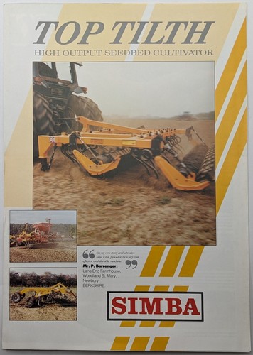 Simba top tilth high output - simba,