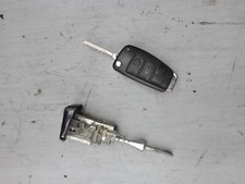 AUDI TT MK2 8J 06-14 RIGHT SIDE DOOR LOCK+ KEY TFSI TDI BLACK LZ9Y GENUINE