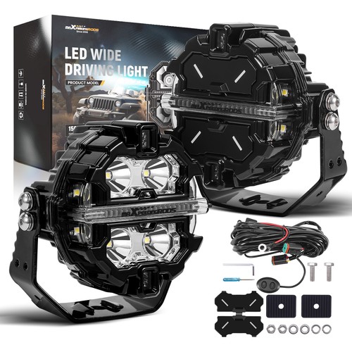 Round led driving - round, light