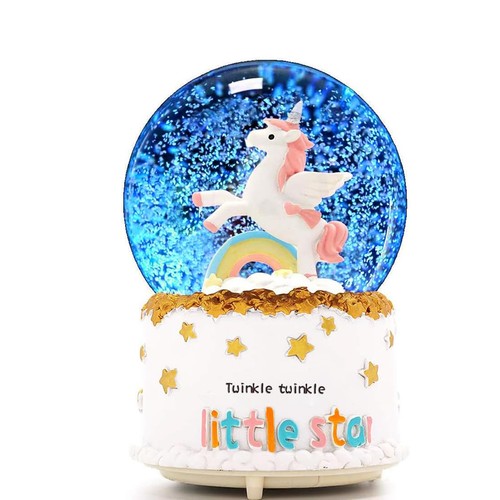 Jormey unicorn snow globe - unicorn, for