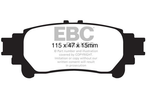 Ebc dp1850 brake - dp1850, pad