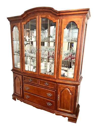 Oak dining room set table - dining,