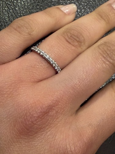 Platinum diamond eternity - platinum,