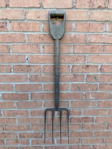 Vintage garden fork - vintage,