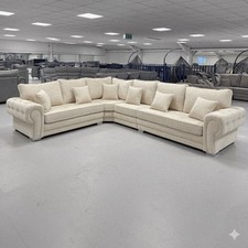 Special Offer - Reduced Price!!!! Luxury Verona Corner Sofa | Pearl | 2C3 |