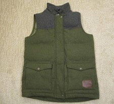 Puffa Vest Mens Medium Green