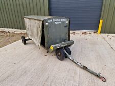 Ex MOD 4 Wheel Towing Trailer / Trolley w/ Fabric Side Panel (Not for Road Use)