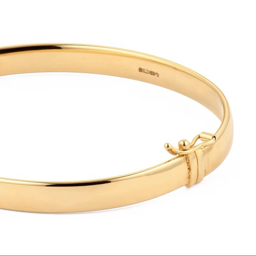 9ct yellow gold wide flat - 9ct,