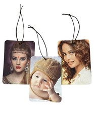 Personalized Car Air freshener (Double Sided Print) Ready To Hang