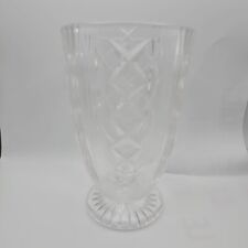 Vintage (c.1930s) Stuart England Cut Crystal Vase 8inch Tall High Quality