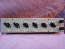 Decade Resistance Box, Model Number RM6, Radio Spares, Used