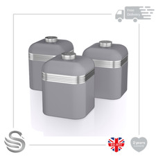 Swan Set of 3 Retro Storage