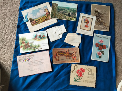 Vintage greeting cards - vintage,