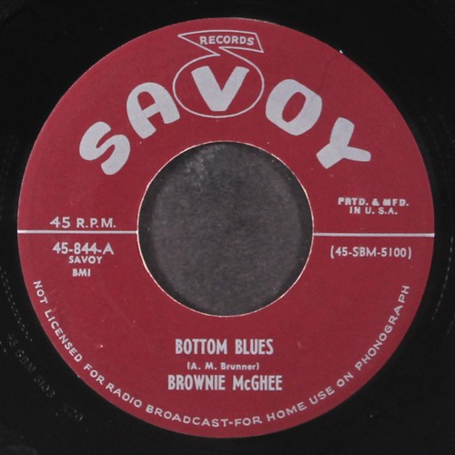 Brownie mcghee bottom - mcghee:, blues
