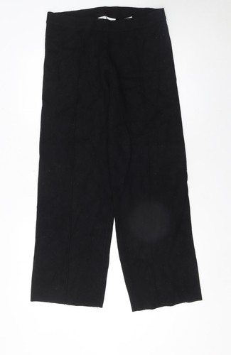 Zara women black cropped - black,