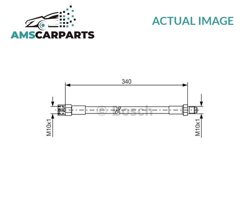 Brake hose line - brake, pipe