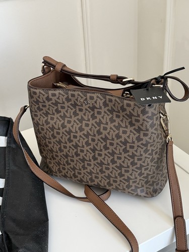 Dkny dark brown leather - dkny,