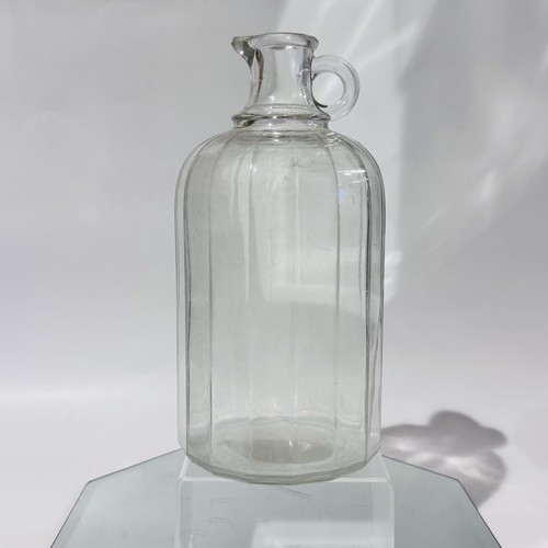 Vintage glass cider - glass, panel