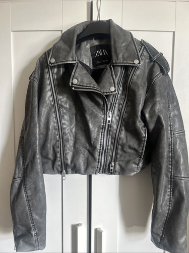 Zara washed black cropped - washed,