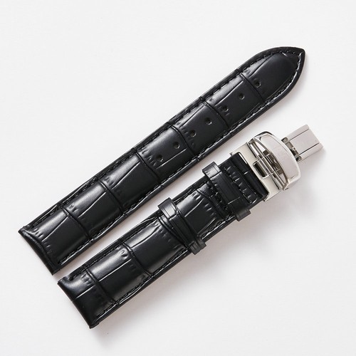 19mm replacement black leather - replacement,