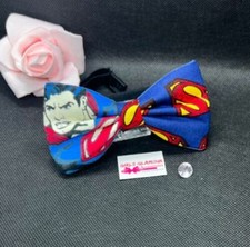 Superman Batman Bow Tie Neck Necktie Dickie Logo Fabric Costume Comics Marvel #2