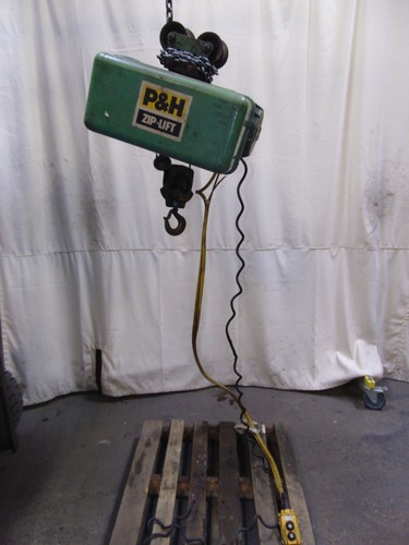 Zip lift wire rope hoist - p&h,