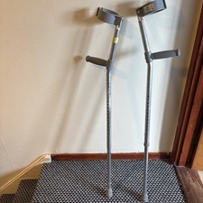 Adjustable Pair of Crutches