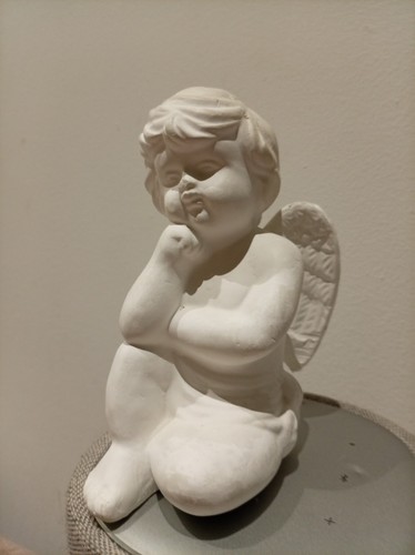 Plaster angel collectible - angel,