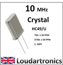 10MHz HC49/U Quartz Crystal
