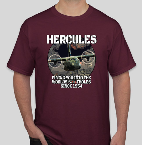Hercules flying you into - you,