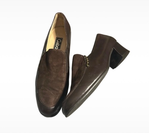 Gabor size brown leather - gabor,