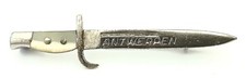 Vintage WW1 'Antwerpen' Battle Bayonet Badge Lapel/Tie Sweetheart Pin Military