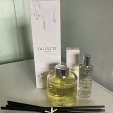 Valentte White Neroli & Lemon 6 Reed 100ml Diffuser & 30ml Room Mist  Boxed NEW