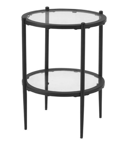 Dusk glass round - side, table