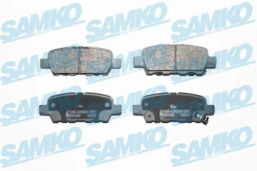 Brake pads 5sp1862 - 5sp1862, samko