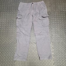 NEXT MENS GREY CARGO TROUSERS