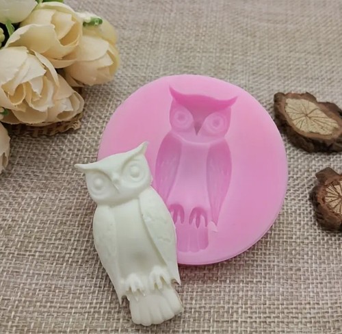 Halloween owl silicone fondant - halloween,