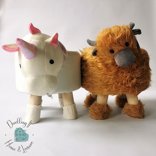 Kids padded stool soft animal - kids,