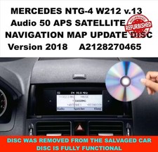 Map update DVD for Mercedes Benz NTG4 212 v13 AUDIO 50 APS navigation - USED !