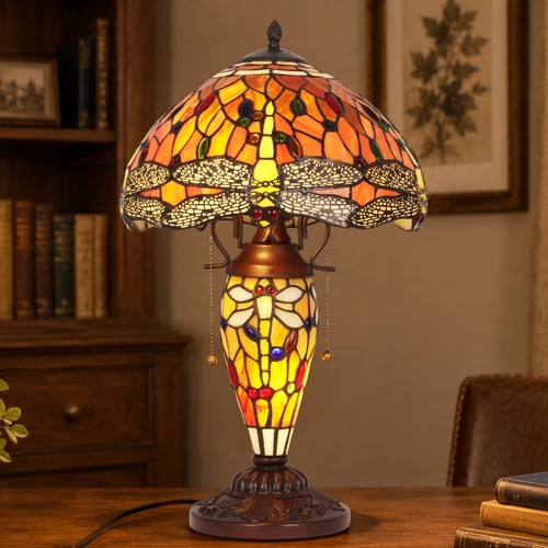 Tiffany dragonfly colored - tiffany,