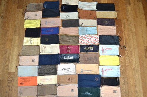 Lot smoking pipe pouches - of,