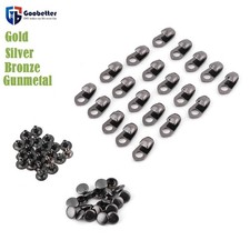 5-50 Sets Boot Hooks Lace Fittings With Rivets Boot Shoes Buckle Replacement